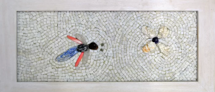Nature-58x28x3cm-Framed-Semiprecius-stones